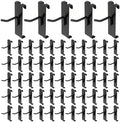 60 PCS 2 Inch Gridwall Hooks, Heavy Duty Black Display Hooks for Grid Wall Panels, Metal Hook for Retail Stores, Home and Garage Storage by ZUDKSUY