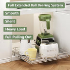 LOVMOR Pull Out Cabinet Organizer 28½" W x 21½" D, Kitchen Cabinet Pull Out Shelves Slide Out Storage - Image 2