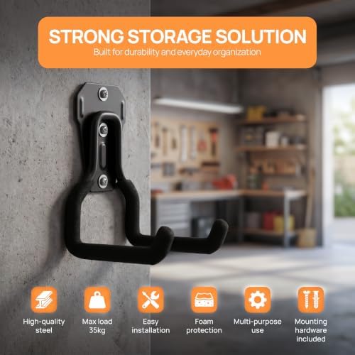 Gardenised Heavy-Duty Utility Hook for Garage and Garden Tool Organization - Image 3