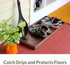 Good Directions Large Boot Tray, Squares Multi-Purpose All Weather Decorative Boot Tray, Shoes, Plants, Garage, Patio Door, Pet Bowls, 34 inch Entry Indoor Shoe Tray, Copper Finish - Image 6