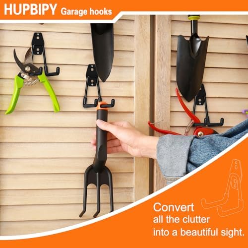 HUPBIPY Garage Hooks Heavy Duty 10 Pack, Wall Mount Ladder Hooks - Image 4