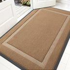 OLANLY Front Door Mat Outside 59x30, All-Season Heavy-Duty Rubber Doormat by OLANLY
