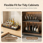 PureBox Pull Out Pots and Pans Organizer Under Cabinet Adjustable Length - Image 6
