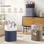 Artfeel Laundry Basket,Woven Cotton Rope Laundry Hamper,60L Versatile Storage for Dirty Clothes,Baby Toys,and Blankets in Bathroom, Nursery,and Living Room - Image 4