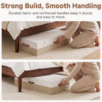 StorageWorks 7 Inch Low Profile Under Bed Clothes Storage Bins with Lids - Image 4