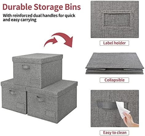 GRANNY SAYS Storage Bins with Lids, Decorative Storage Boxes with Lids - Image 4