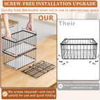 Large Freezer Organizer Bins for 5 to 9 Cu.Ft,Quick Expand/Collapse,6PACK - Image 2