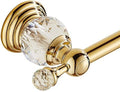 WINCASE Gold Towel Bar, Adjustable Crystal Towel Holder, Golden Finished Bathroom Single Towel Racks Rail Wall Mounted by WINCASE