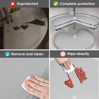 Lazy Susan Shelf Liner,Silicone Lazy Susan Liners for 28in Kitchen Turntables – Non-Slip and Heat-Resistant for Added Convenience 2PCS - Image 7