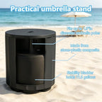 NicBex 2 in 1 Umbrella Stand Table with 1.5 Inch Hole, Black - Image 3