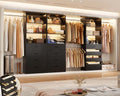 Aheaplus Closet System with 12 Drawers, 8.5-11.5Ft Closet Organizer System by Aheaplus