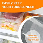 Wevac Vacuum Sealer Bags, Multiple Sizes, 200Pack Precut Bags, 6 Vac Rolls - Image 6
