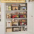 2-Pack Stackable Wire Baskets with 2 Pads & Bamboo Top, Pantry Organizer - Image 6