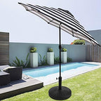 Blissun 22 lbs Patio Umbrella Base, Outdoor Umbrella Base, Market Umbrella Base Stand for Patio, Garden, Lawn, Black - Image 6