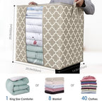 Storage Bags 4 Pack 100L Clothes Organization and Storage Containers - Image 3