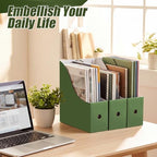 Thenshop 24 Pcs Magazine Files Cardboard Holders,Classic,Dark Green - Image 4