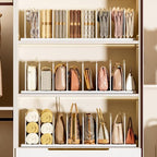 Stackable Purse Organizer for Closet Acrylic Shelf Divider, 6 Pack - Image 5