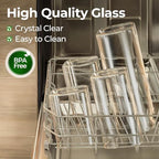 ComSaf Glass Pantry Storage Containers (0.7qt/1.2qt/1.6qt) Set of 6 Jars - Image 6