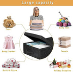 punemi 6 in Tall Under Bed Storage Containers with Lid, 2Pack, Black - Image 3