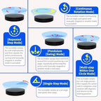 19.7In Remote Large Motorized electric turntable Rotating platform Photography Turntable Motorized lazy susan Base giratoria para for Photography,3D Scanner,Heavy duty display(Load Range:220~500lbs) - Image 3