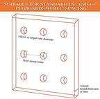 Zubebe 106 Pcs Pegboard Hooks Assortment with Bins, Silver, Clear - Image 4