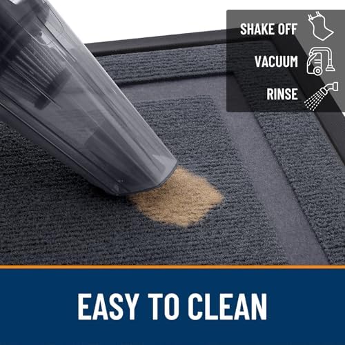 OLANLY Front Door Mat Outside 59x34, All-Season Heavy-Duty Rubber Doormat - Image 6