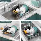 TOOLF in Sink Dish Drying Racks, Large Dish Drainer with Utensil Holder - Image 3