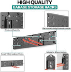 EVERHANGER Garage Tool Storage Organizer, Wall Mount Garden Tool Rack - Image 6
