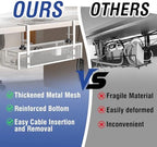 Cable Management Tray, 15.75" Under Desk Cable Management No Drill - Image 5