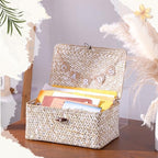 Geelin Seagrass Wedding Card Basket with Card Banner,11 Inch,White - Image 3