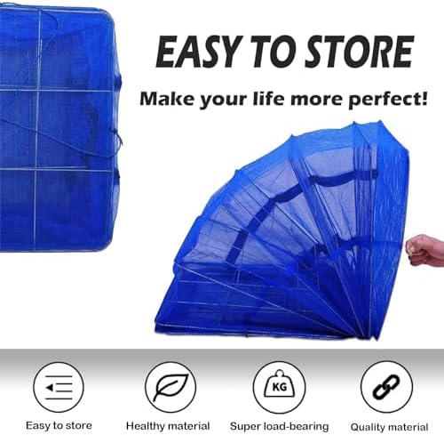 Drying Rack 6 Layers Folding Fish Mesh, Foldable Nylon Netting - Image 5