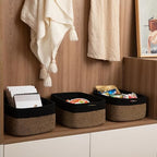 OIASKET Storage Baskets for Organizing 3 Pack, Woven Baskets for Shelves, - Image 5