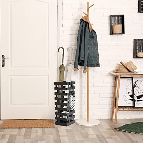 Tudomro Umbrella Stand Entryway, Tall Black - Image 6