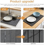 Stone Dish Drying Mat for Kitchen - Upgrade Counter Mats Quick Dry - Image 5