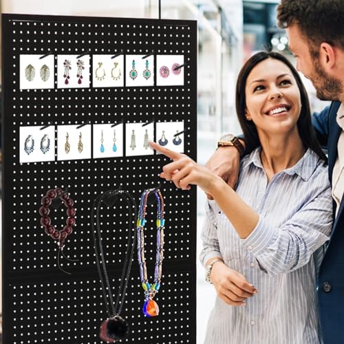 NectaCol 30 Packs 6-inch Long Metal Pegboard Hooks, Standard Hooks is Fit to Pegboard Panels - Image 3