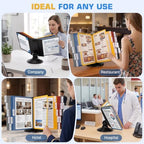 20‑Pocket Desktop Reference Organizer, Desktop Document Holder Stand - Image 7