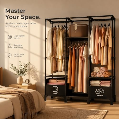 Portable Closet, Large Capacity Wardrobe Closet, Easy Assembly - Image 2
