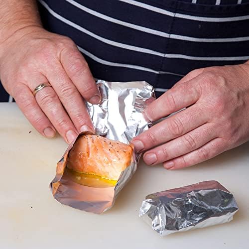 EcoQuality [1 Pack] Food Service Heavy Duty Aluminum Foil Roll (12 in x 1000 ft) with Sturdy Corrugated Cutter Box - Great for Grill Use, Kitchen Wrap, Foil Wrap, Cooking, Cleaning - Image 7