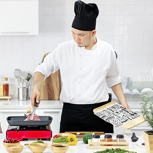 Marspark 400 Pcs Deli Wax Paper Sheets Grease Resistant, White Black - Image 4