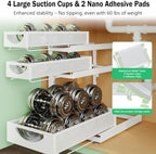 Under Sink Organizer, 2-Pack 3-Tier Pull Out Cabinet Organizers and Storage - Image 6