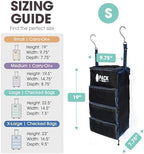 Pack Gear Hanging Carry-On Organizer - Our Standard Hanging Luggage Organizer Fits Any Carry On - Our Packing Cubes For Travel Use Mesh Windows to Make Finding Clothes Easy (Black, S) - Image 4
