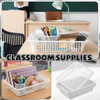 16 Pack Paper Basket,White,14 X 10 X 3 Inch,Classic - Image 6