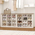Hzuaneri Shoe Storage Bench, Wooden Entryway Shoe Benches with Cubby by Hzuaneri