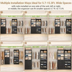Aheaplus Closet System, 6-15Ft Custom Wood Closet Organizer with 8 Drawers - Image 2