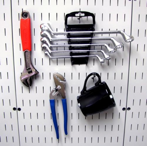 Wall Control 52-Piece Metal Hook Assortment - Black Steel Tool Board Hooks, Bulk Pack - Multi-Style Set Slotted Metal Pegboard Only - Garage, Shop, Kitchen, Home Storage Organization - Image 6