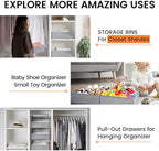 【FAMILY PACK】Drawer Organizer Clothes, 20 Pack Dresser Organizer Bins for Baby Clothes - Underwear Bra Sock Organizer - Fabric Closet Organization and Storage Dividers for Nursery Bedroom Dorm - Image 4