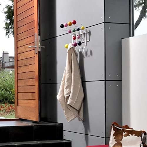 SHISEDECO Classic Mid Century Modern Home Hang it All Coat Rack Multicolor - Image 4