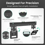 ynVISION.DESIGN Ultra Slim TV Wall Mount for 32-65" TVs, Frame Compatible - Image 4