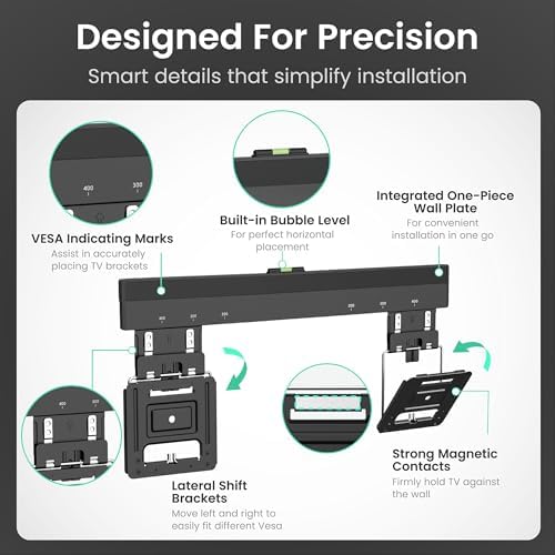 ynVISION.DESIGN Ultra Slim TV Wall Mount for 32-65" TVs, Frame Compatible - Image 4