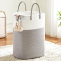 Laundry Basket,Woven Cotton Rope Laundry Hamper,Versatile Storage for Dirty Clothes,Baby Toys,and Blankets in Bathroom, Nursery,and Living Room (Grey, 60L) by Artfeel